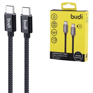 Budi DC206TT10 Type-C To Type-C 65W 1m Fast Charging Cable